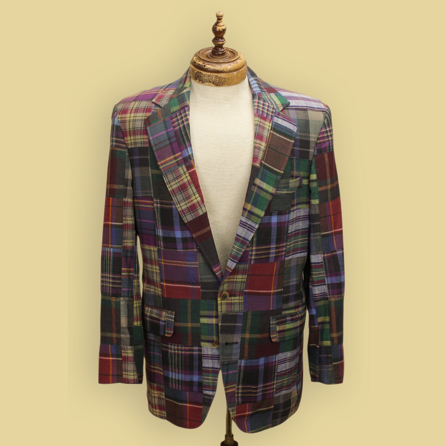 Corbin Patchwork Madras Sport Coat