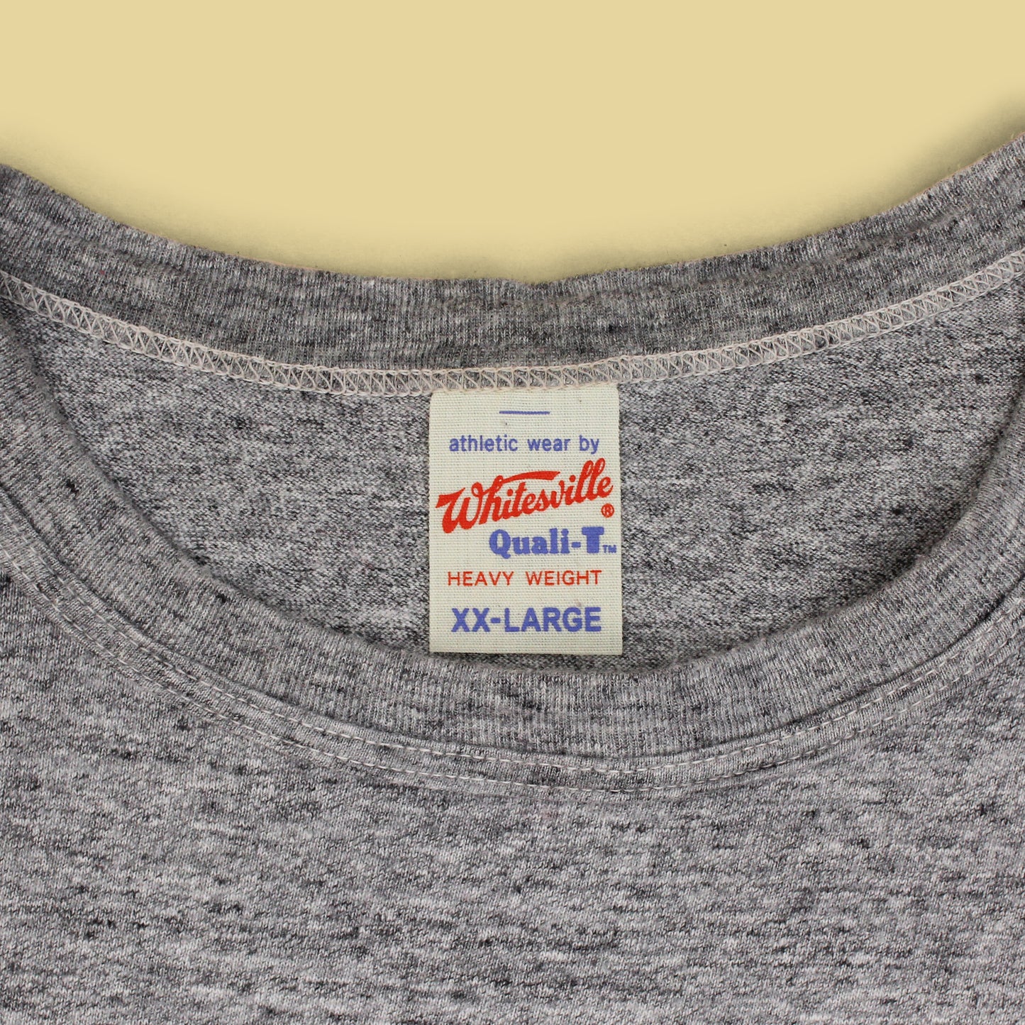 Whitesville Gray Loopwheel Cotton T-Shirt