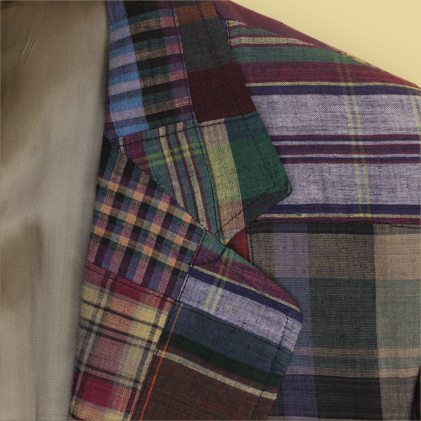Corbin Patchwork Madras Sport Coat