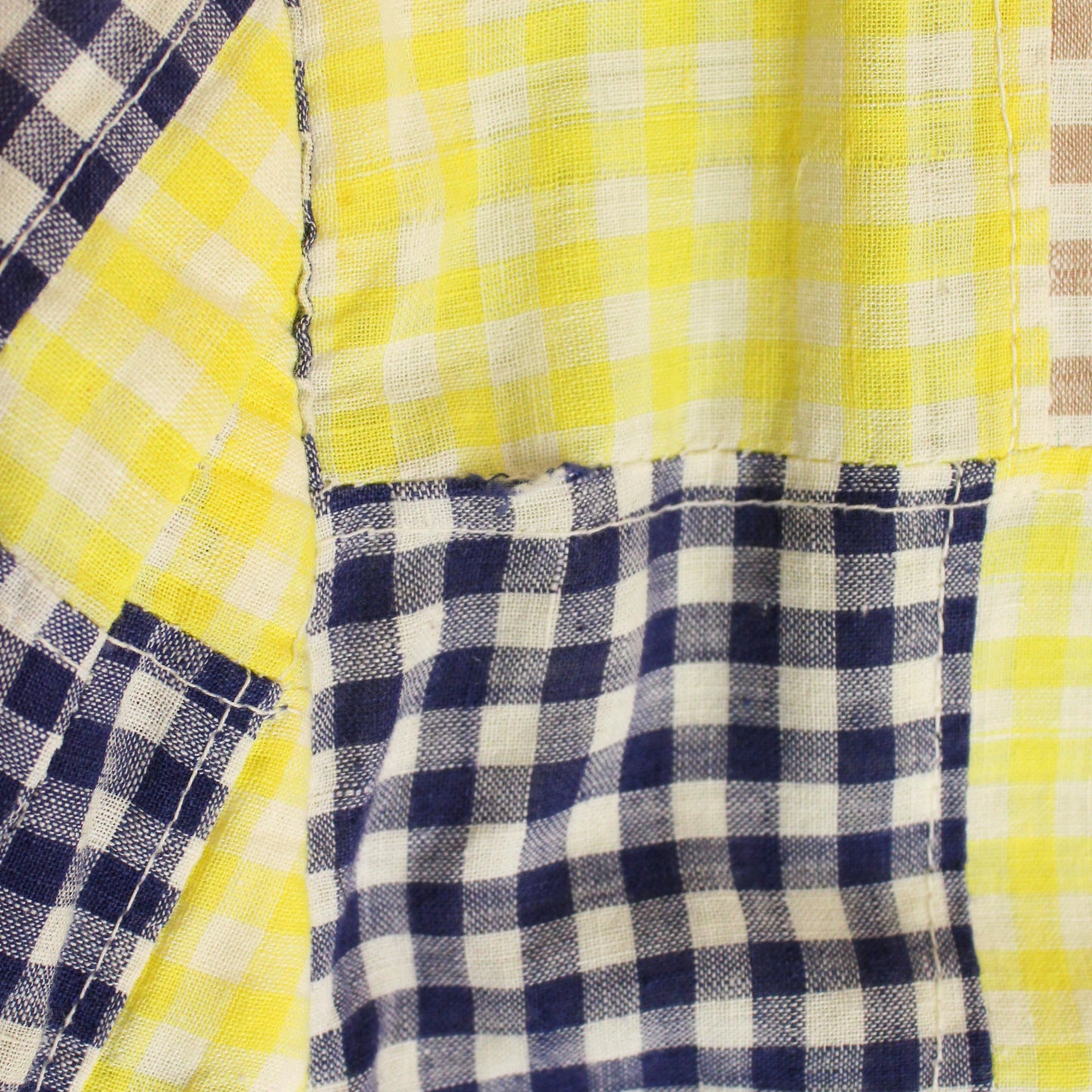 Vintage Patchwork Gingham Madras Sport Coat