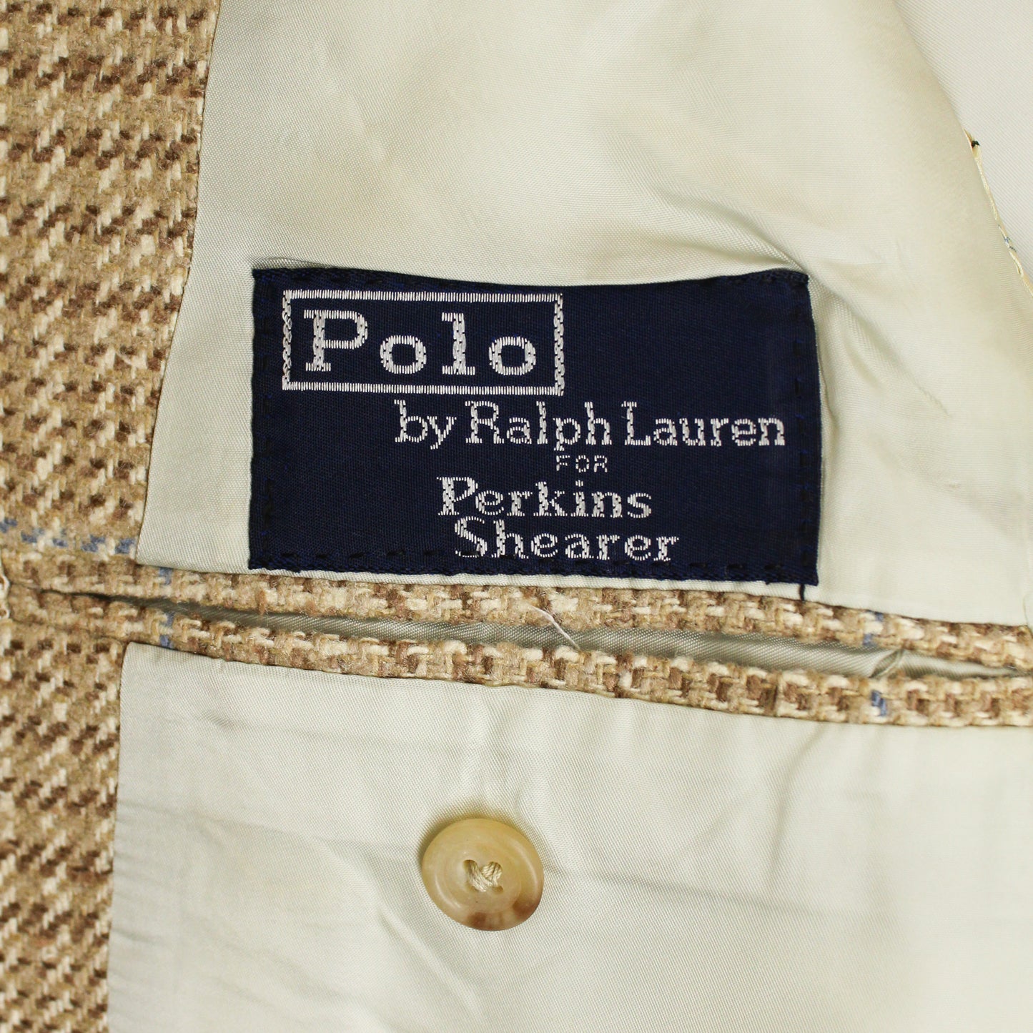 Polo Ralph Lauren Glen Plaid Silk Blend Tweed Sport Coat