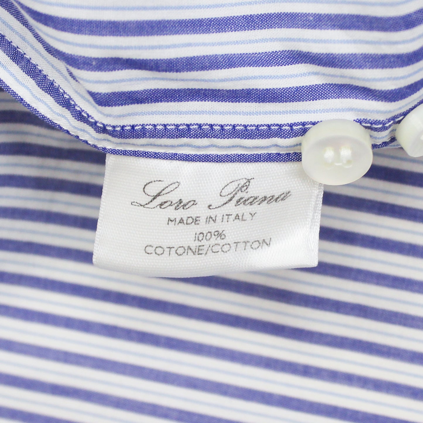 Loro Piana Striped Cotton Button-Up Shirt