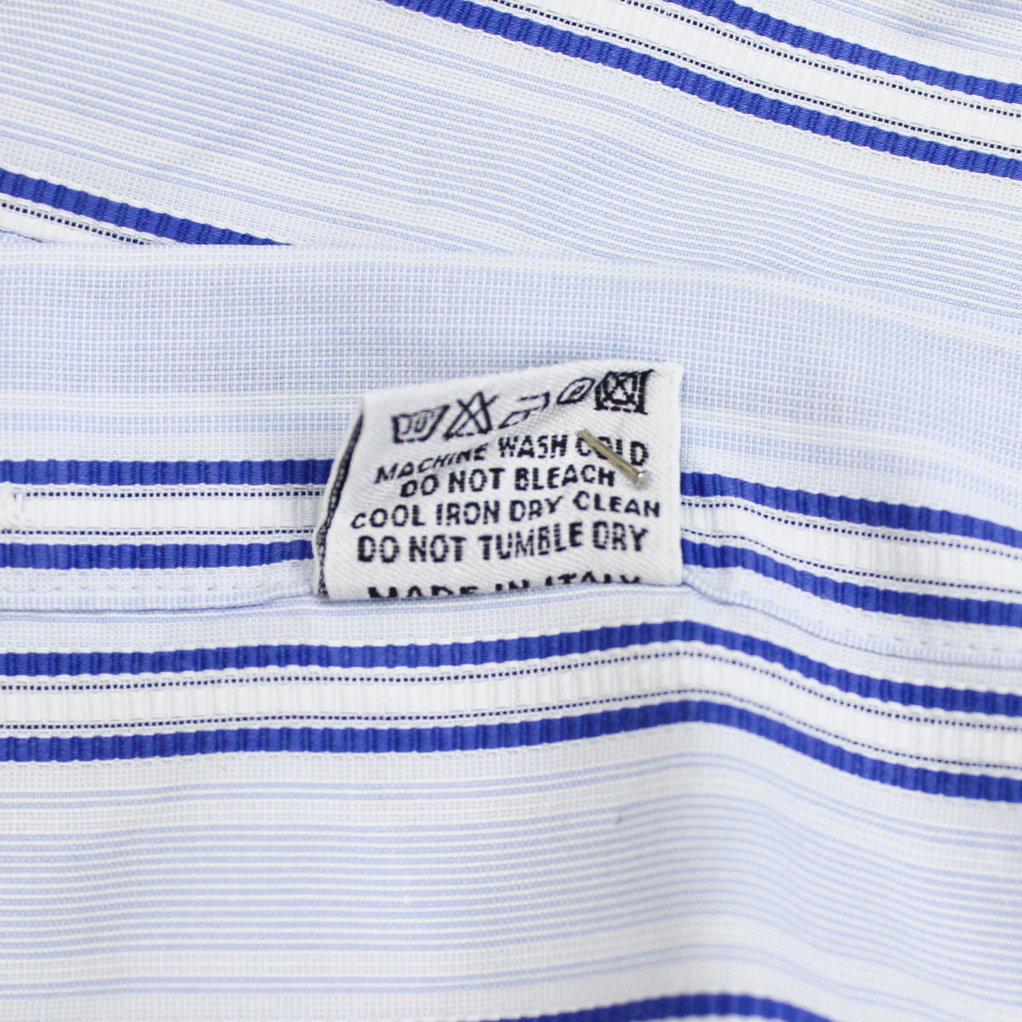 Canali Textured Stripe Cotton Button-Up Shirt