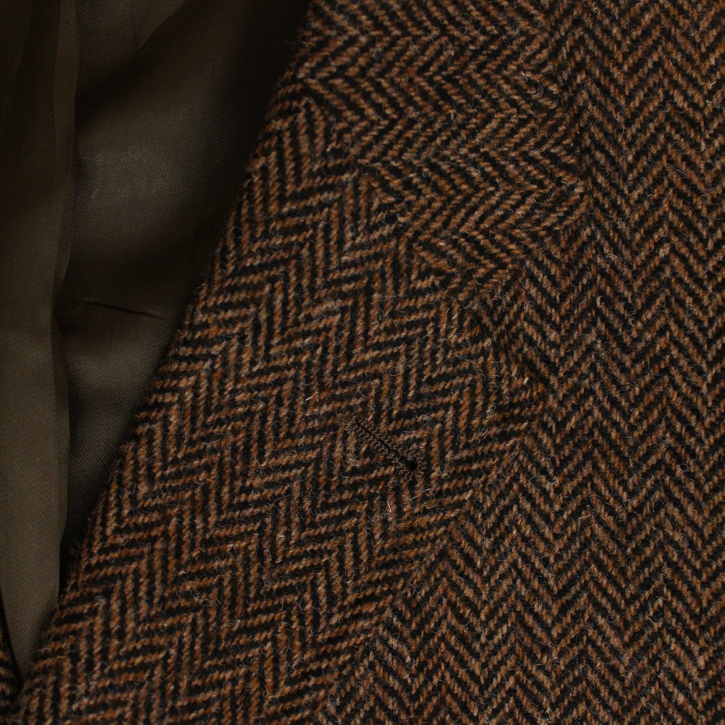 J. Press Wool Herringbone Harris Tweed Sport Coat