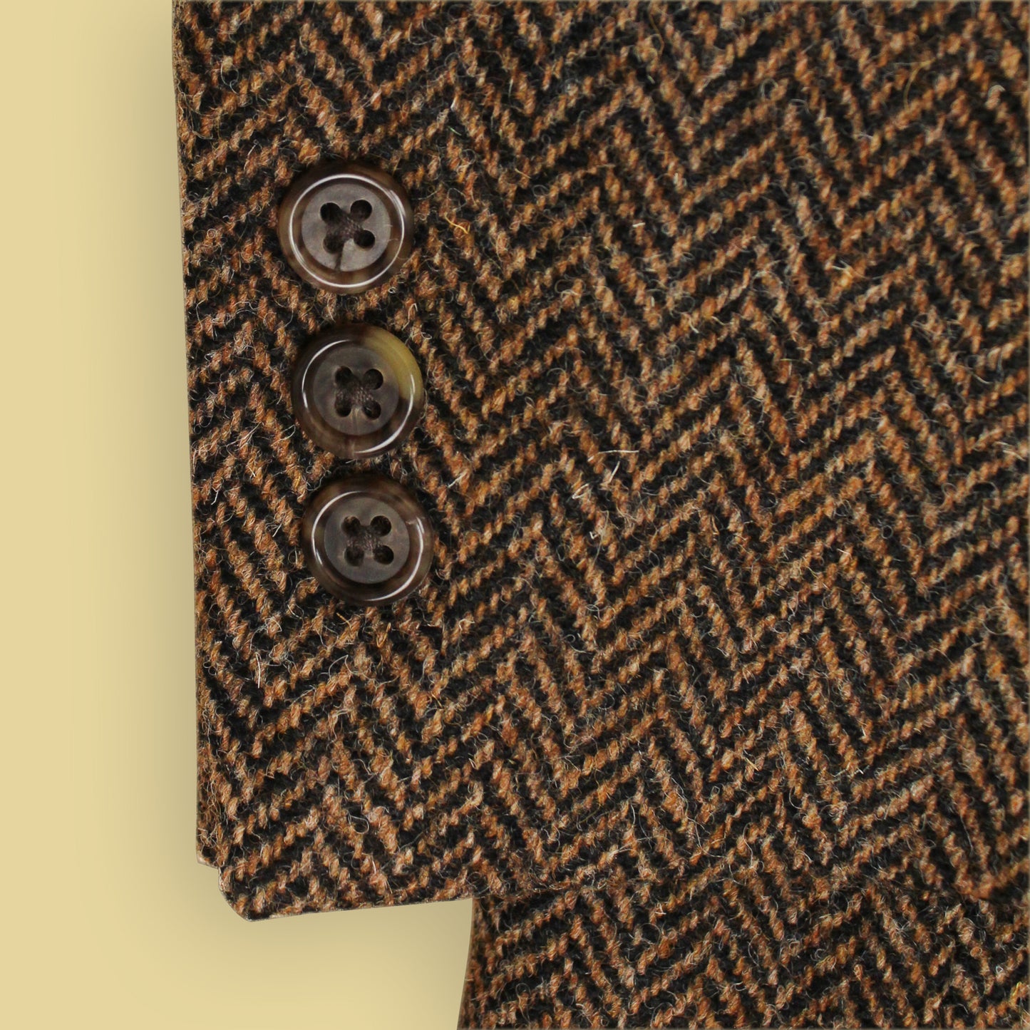 J. Press Wool Herringbone Harris Tweed Sport Coat