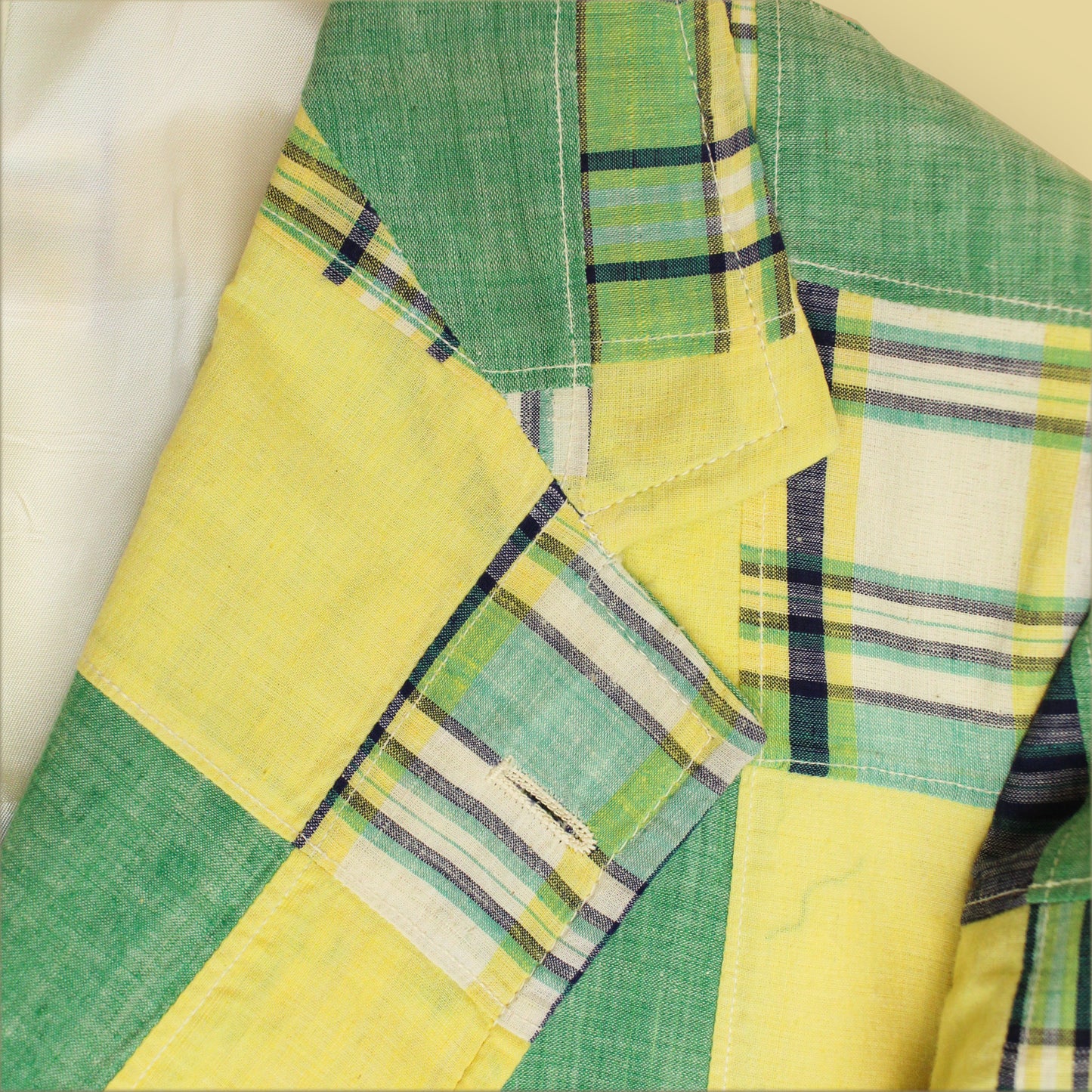 Club Fellow for Marshall Field Patchwork Madras Sport Coat