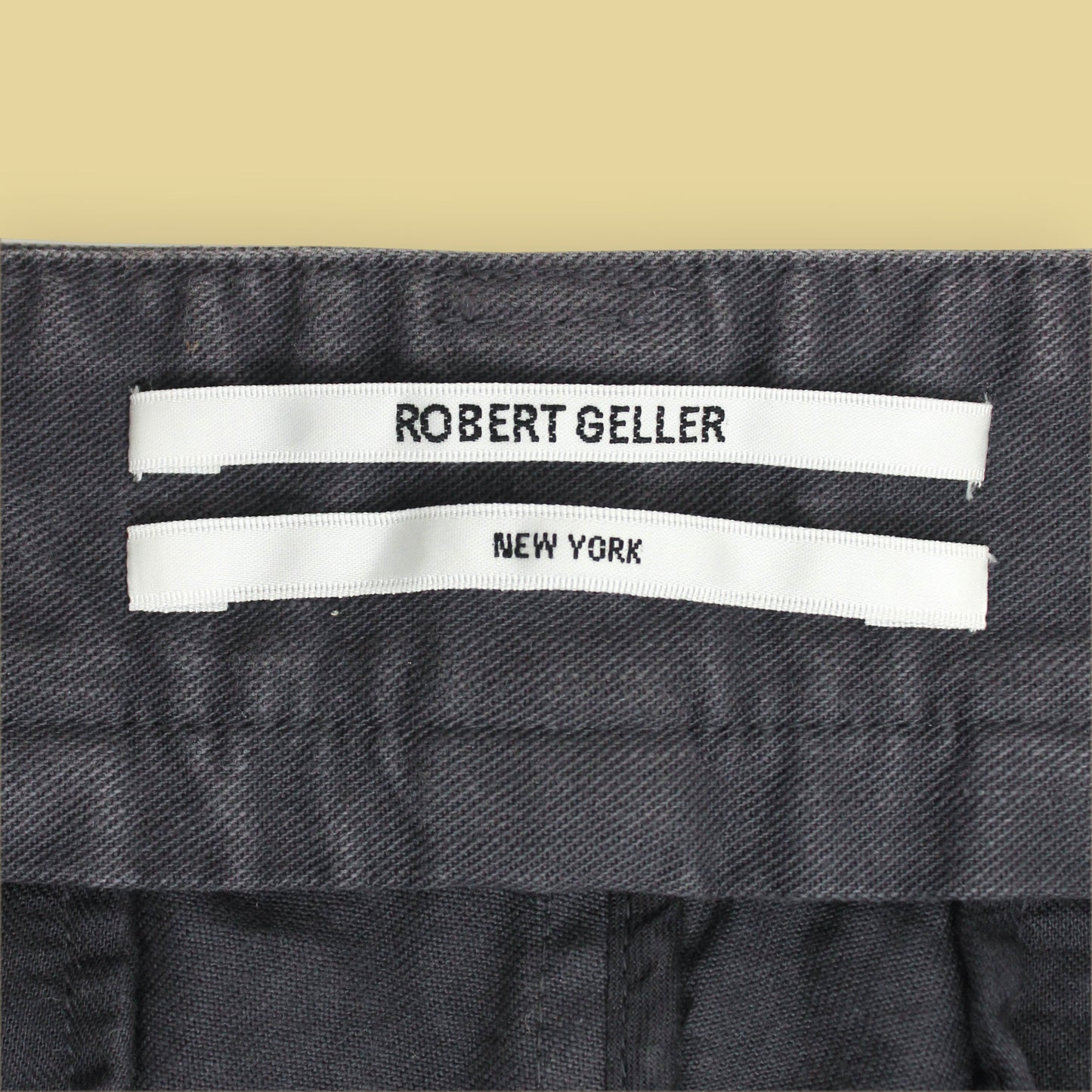 Robert Geller Cotton Single Pleat Trousers
