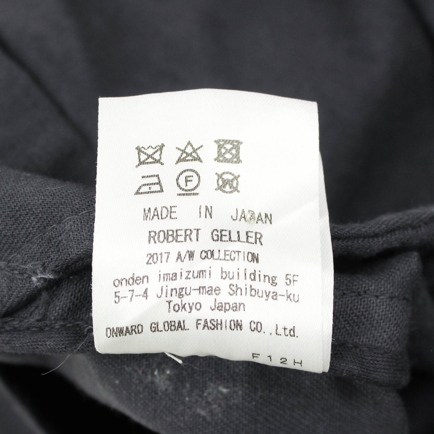 Robert Geller Cotton Single Pleat Trousers