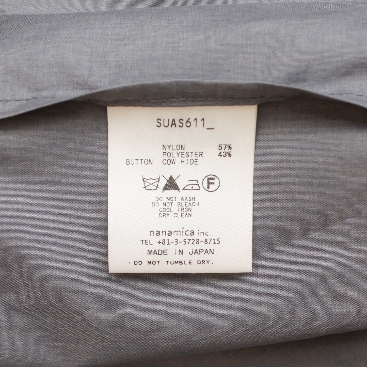 Nanamica Nylon Polyester Windbreaker Tech Blazer