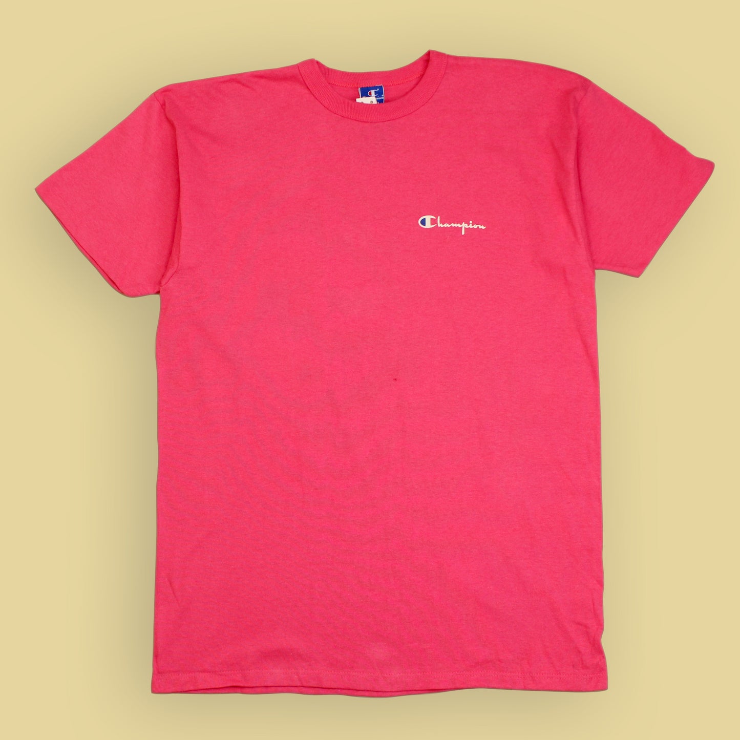 Champion Logo Print Cotton T-Shirt