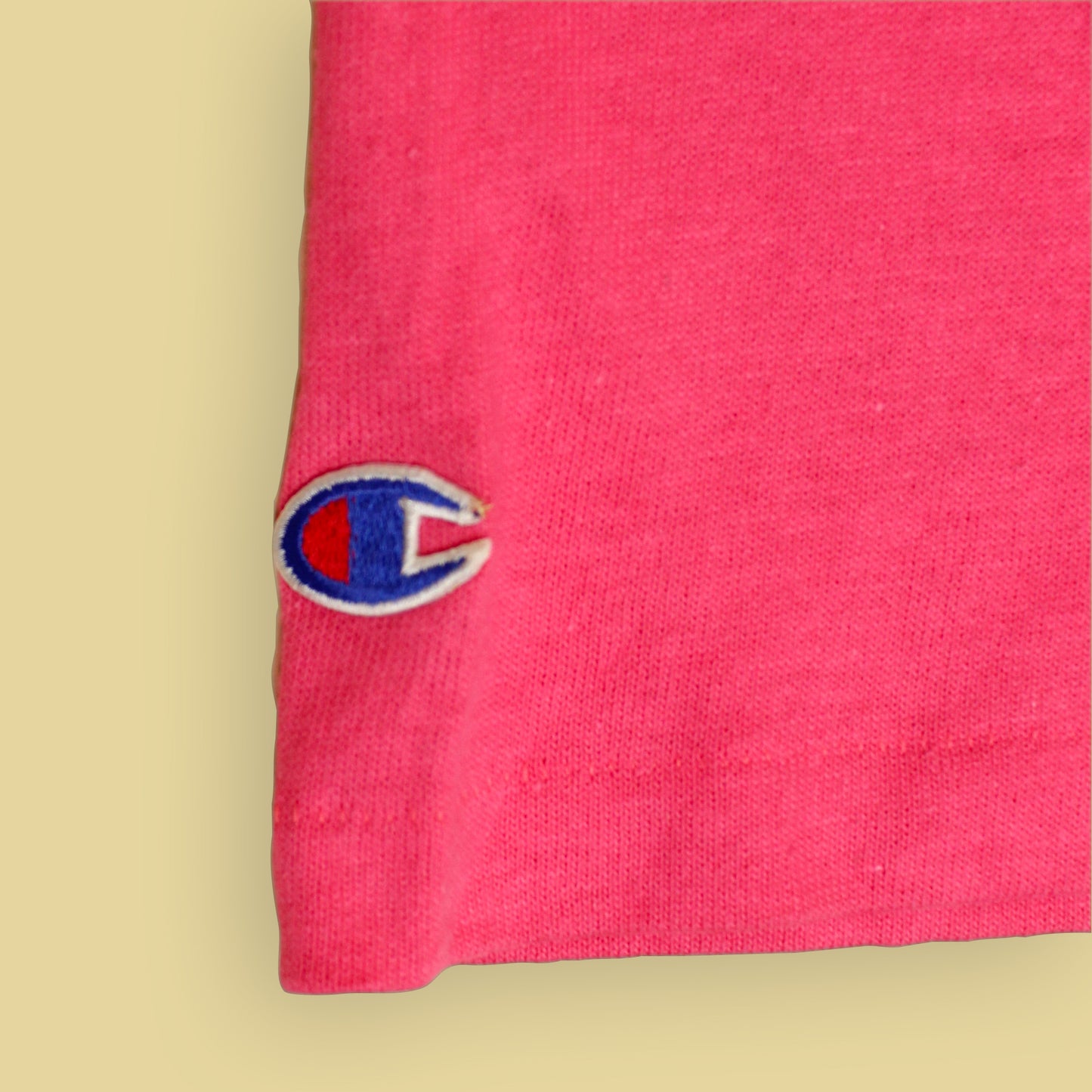 Champion Logo Print Cotton T-Shirt