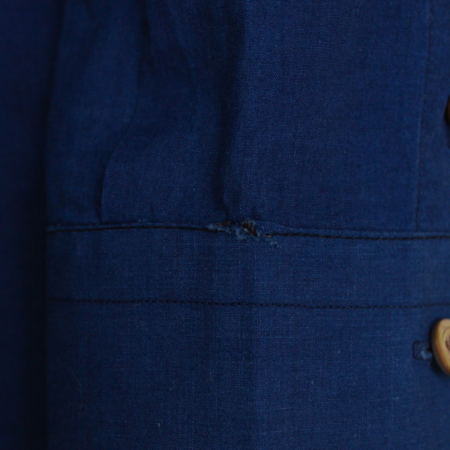 45R Indigo-Dyed Cotton Button-Down Shirt