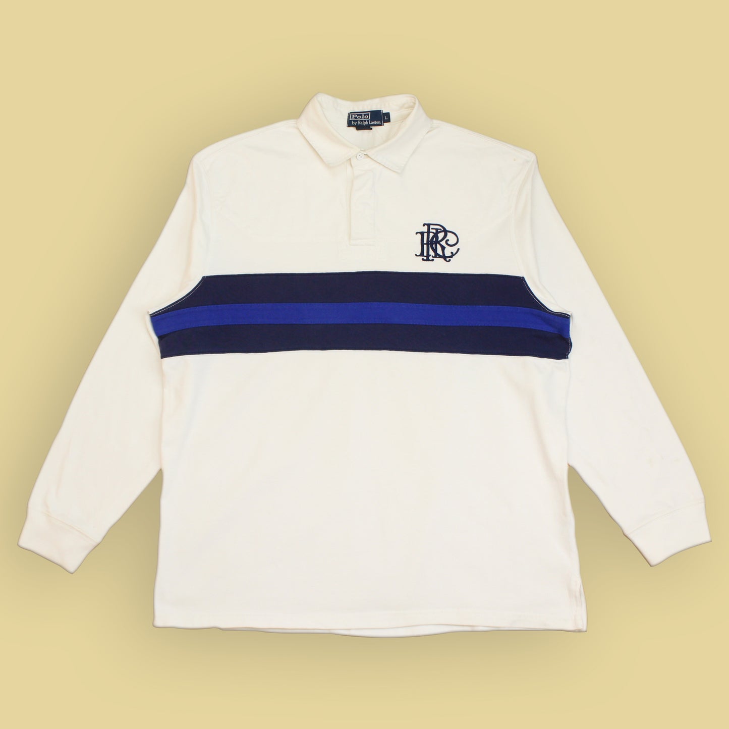 Polo Ralph Lauren RLPC Embroidered Block Stripe Rugby Shirt
