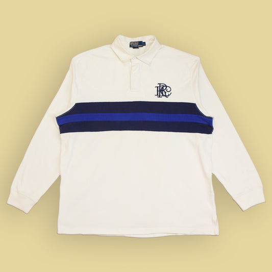 Polo Ralph Lauren RLPC Embroidered Block Stripe Rugby Shirt