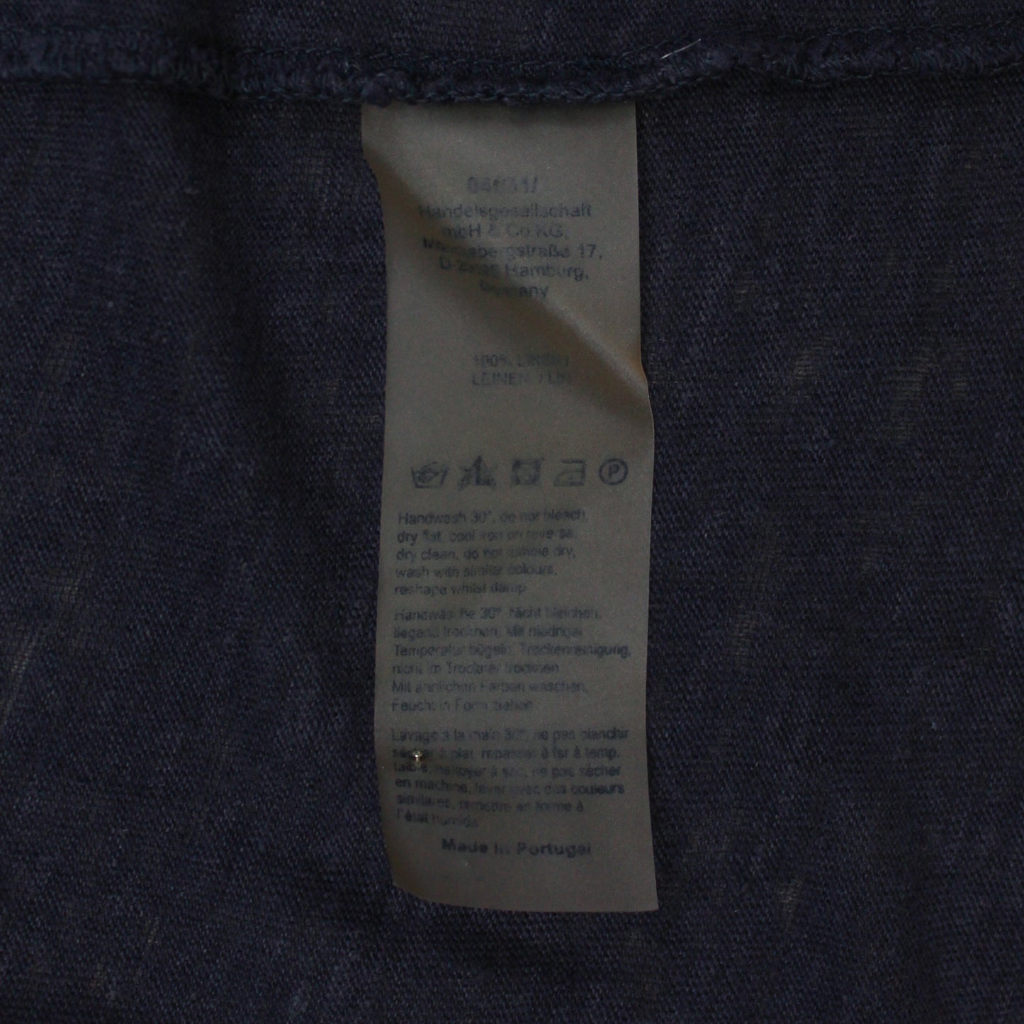 04651/ A Trip in a Bag Linen Jersey Polo Shirt