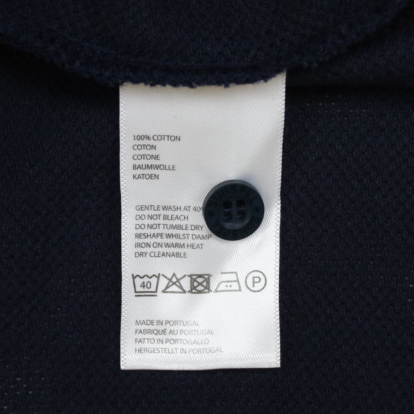 Sunspel Knit Cotton Riviera Polo Shirt
