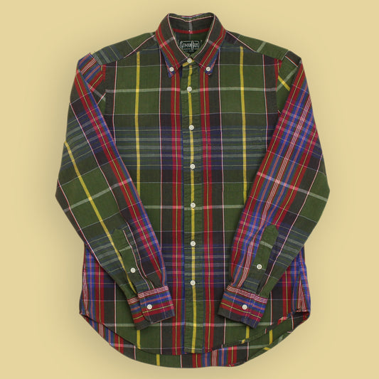 Gitman Vintage Plaid Oxford Cloth Cotton Button Down Shirt