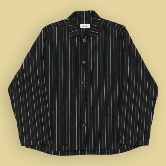 Chimala Striped Cotton Pajama Shirt Jacket