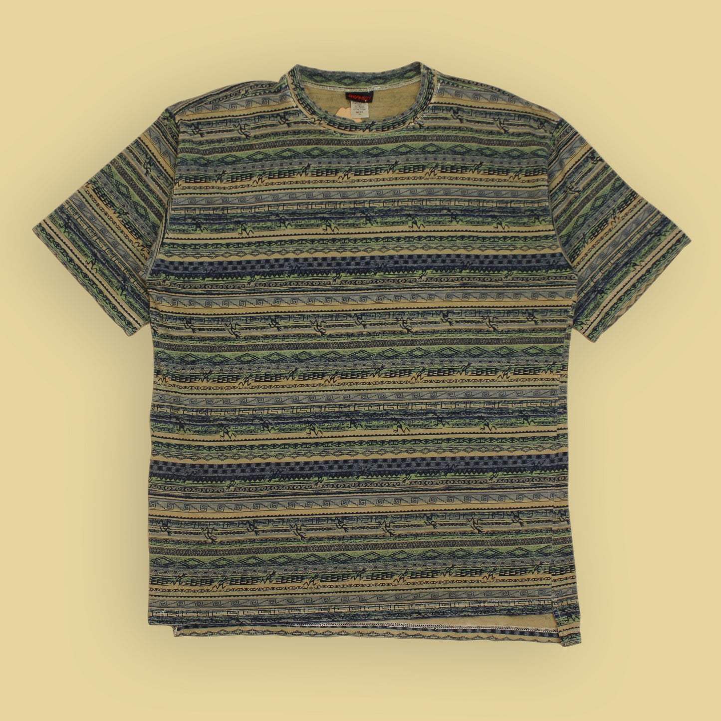 Gramicci Geometric All-Over Print Cotton T-Shirt