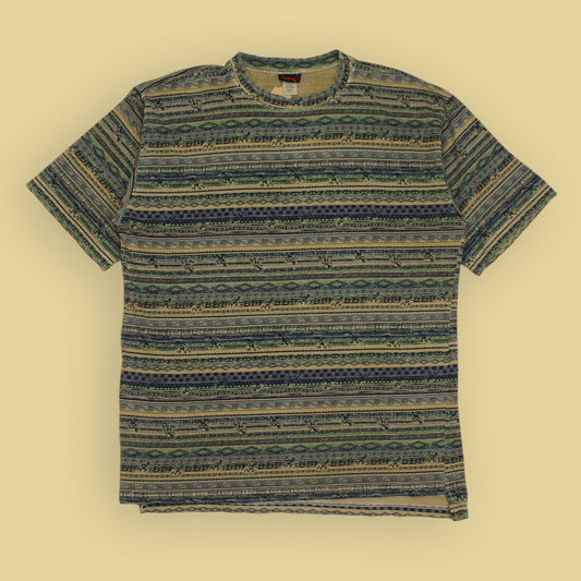 Gramicci Geometric All-Over Print Cotton T-Shirt