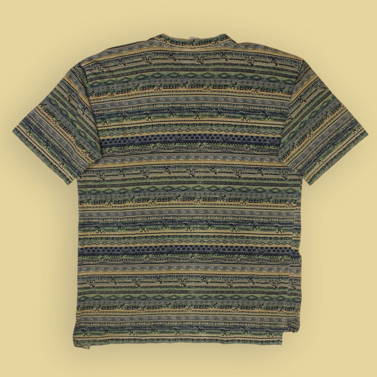 Gramicci Geometric All-Over Print Cotton T-Shirt