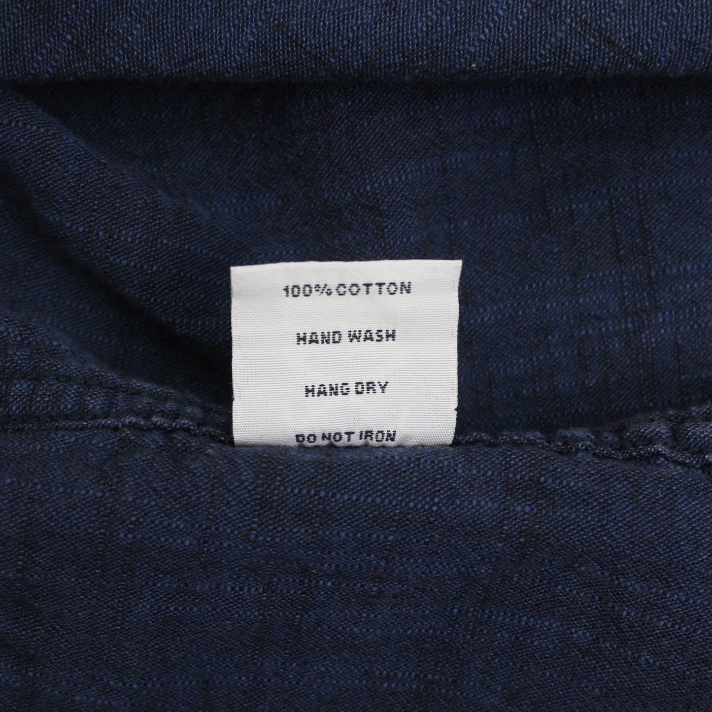 3Sixteen Indigo Dyed Textured Selvedge Cotton Work Shirt