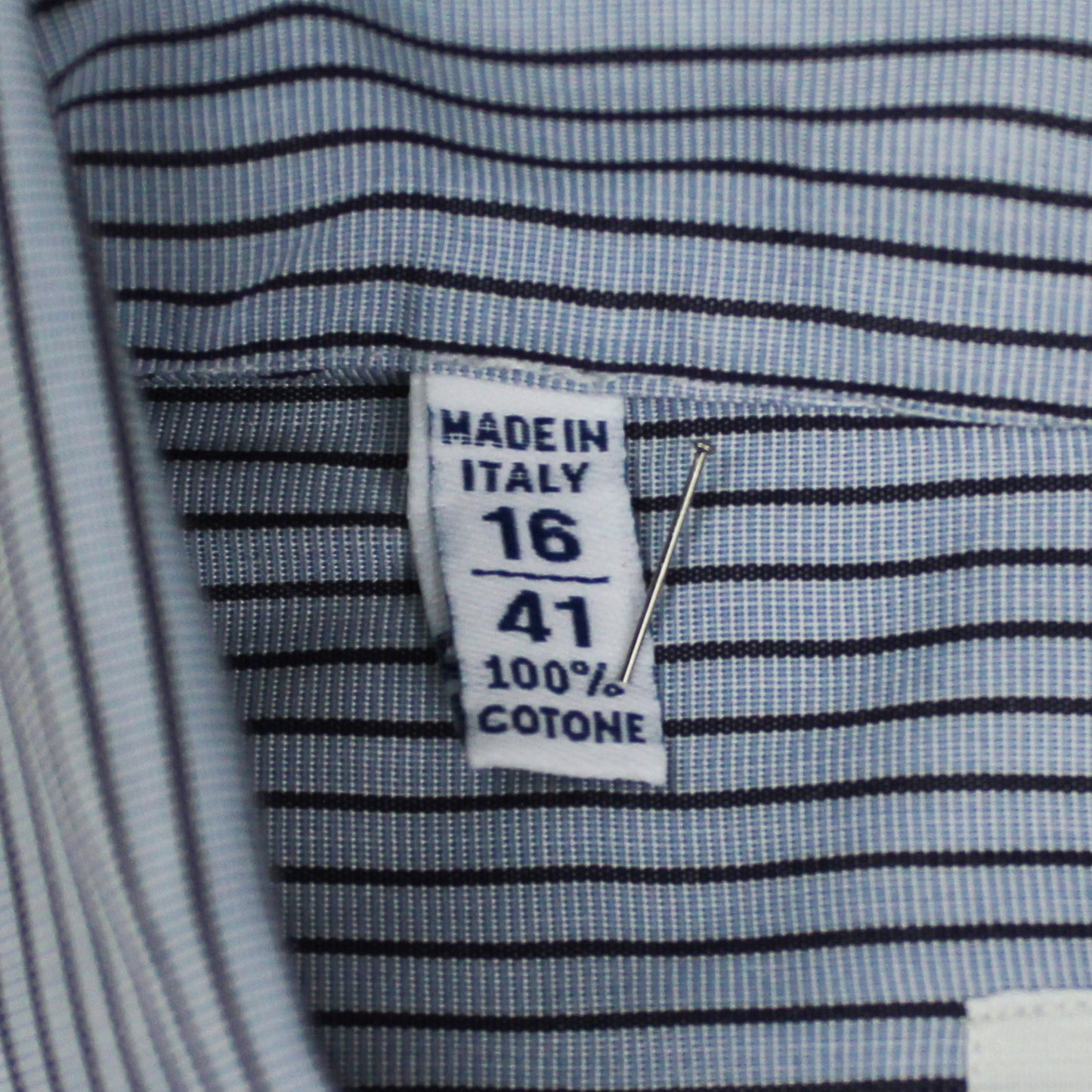 Eidos Striped Cotton Spread Collar Button-Up Shirt