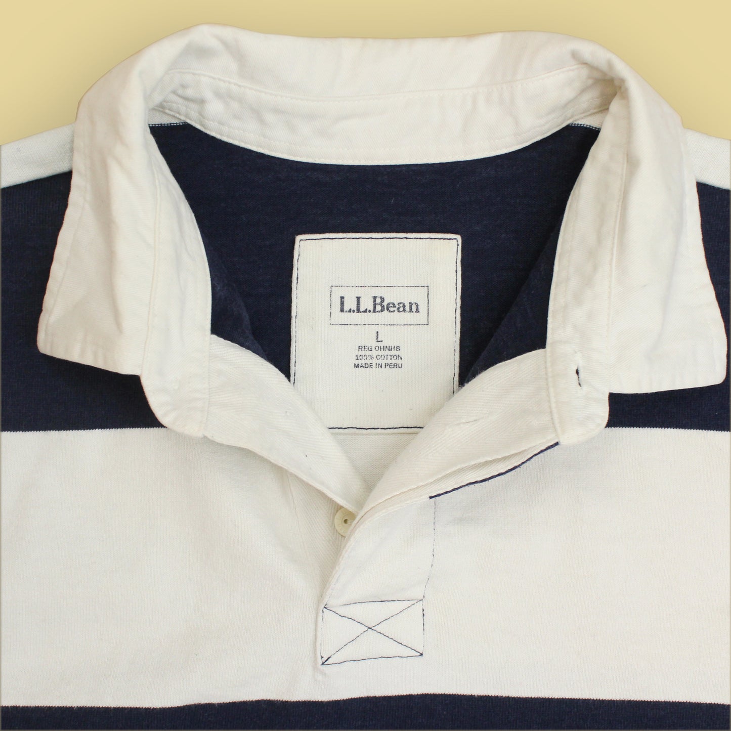 L.L. Bean Striped Rugby Shirt