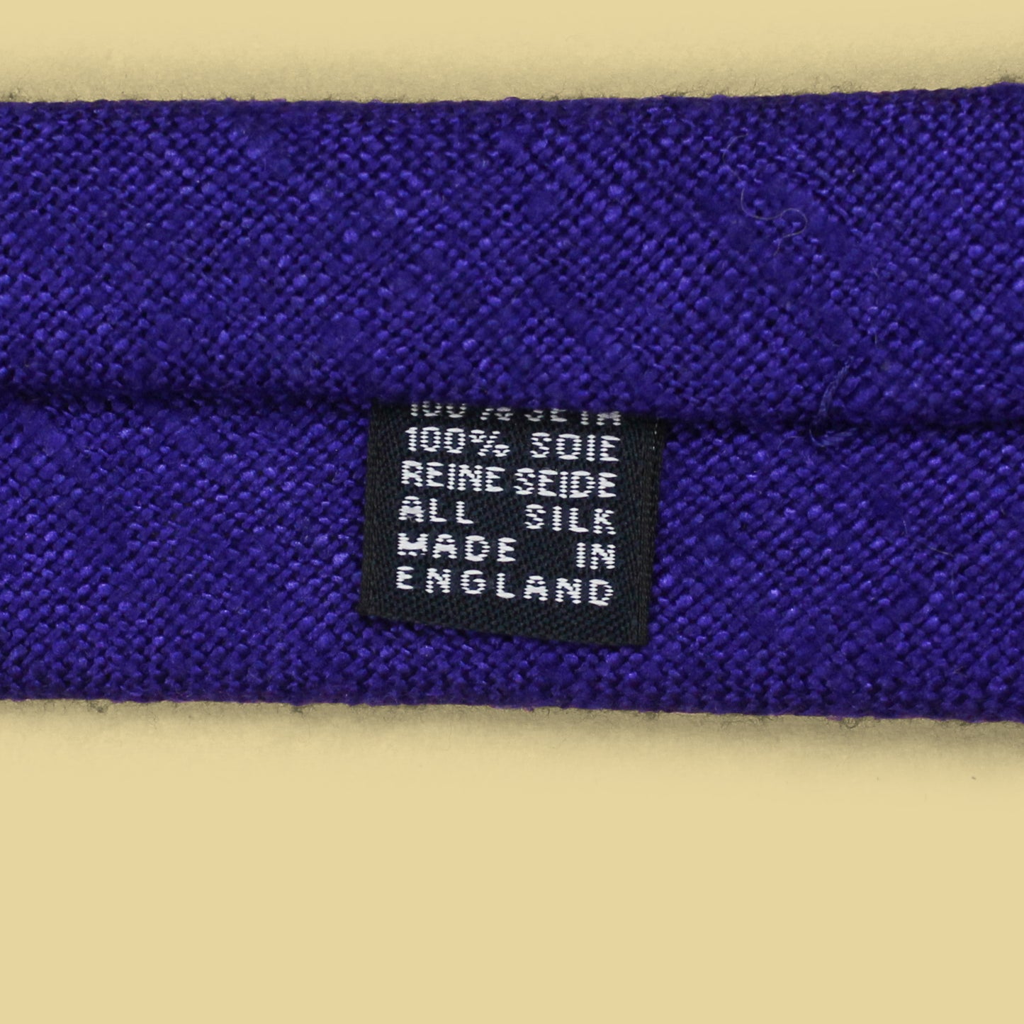 Drake's Tussah Silk Hand Rolled Tie