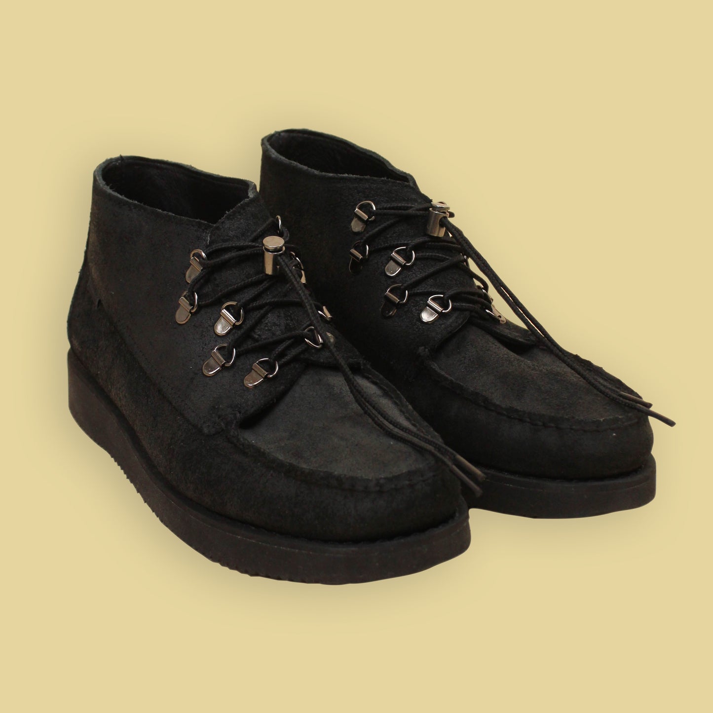 Sebago x Engineered Garments Waxed Suede Overlap Mid Chukka Boots