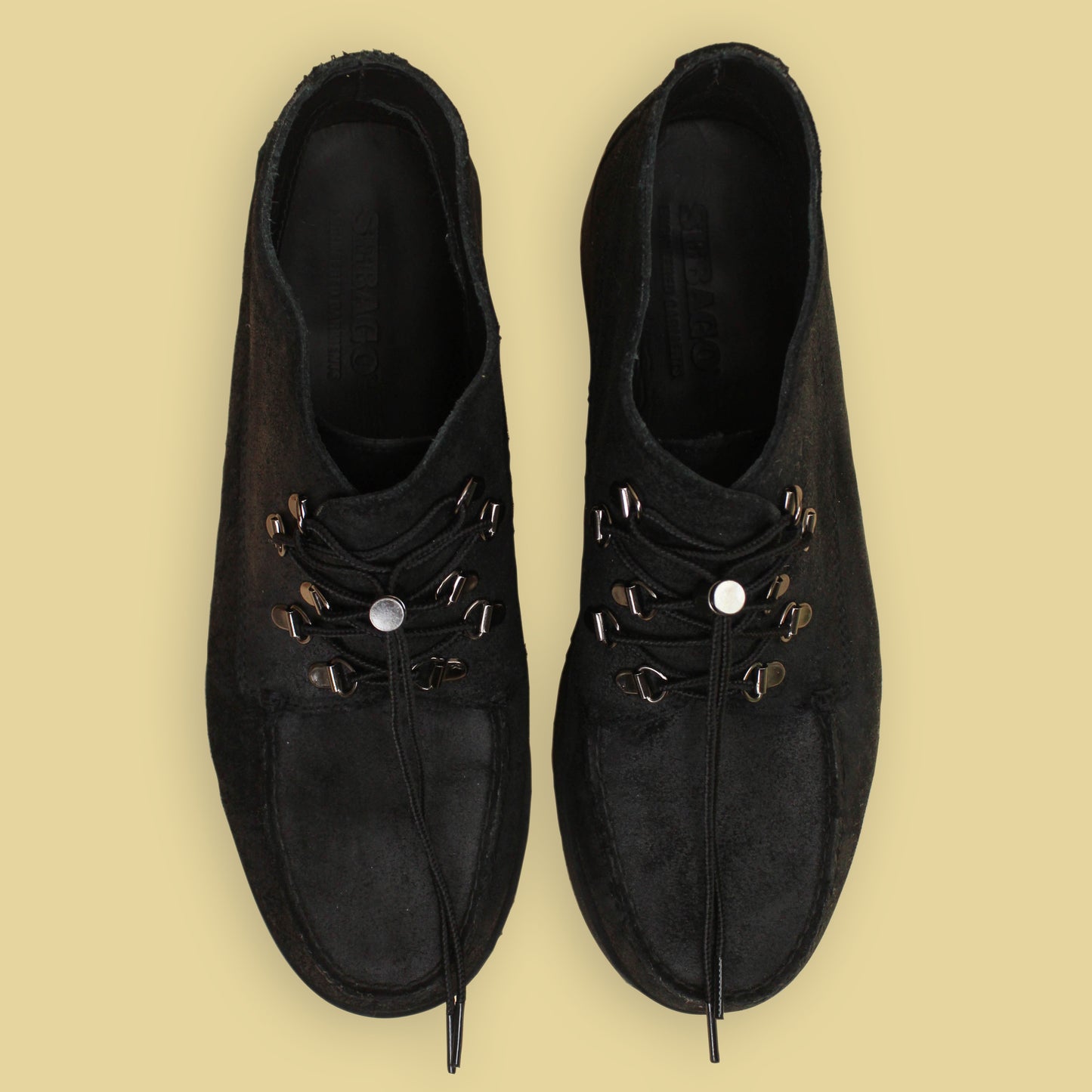Sebago x Engineered Garments Waxed Suede Overlap Mid Chukka Boots