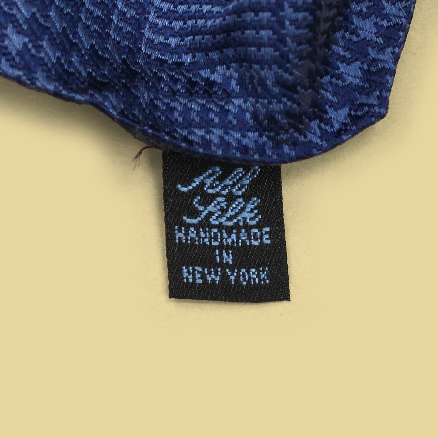 Phineas Cole Houndstooth Check Silk Tie