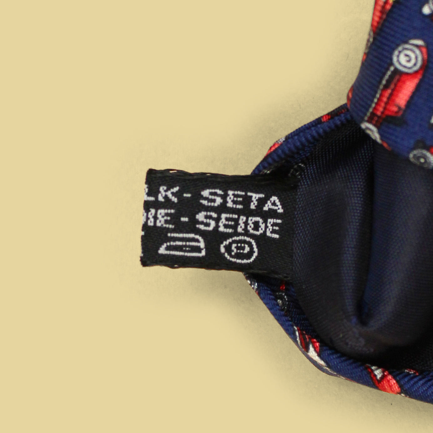 Salvatore Ferragamo Formula One Car Print Silk Tie