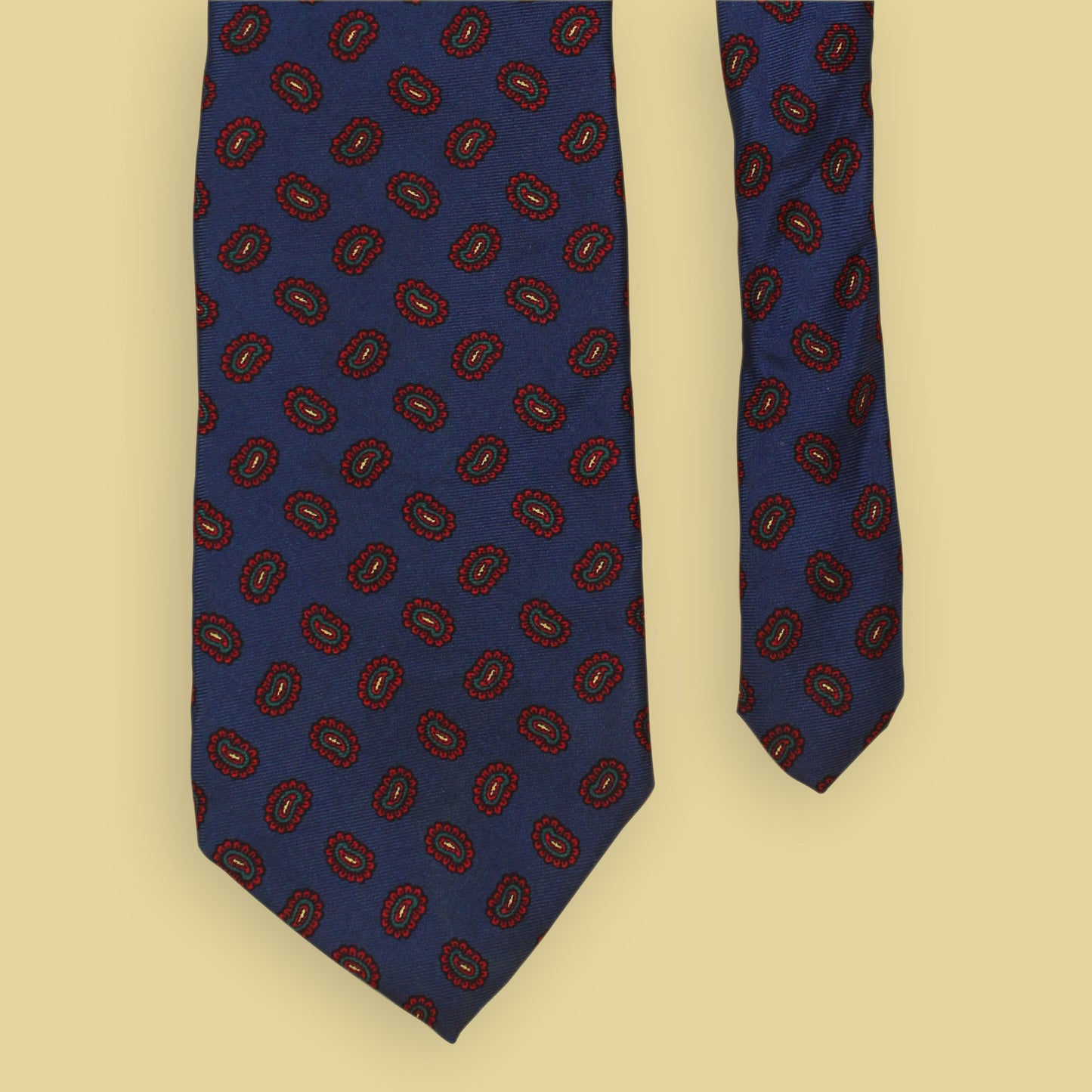 J. Press Paisley Foulard Print The Burlington Knot Tie