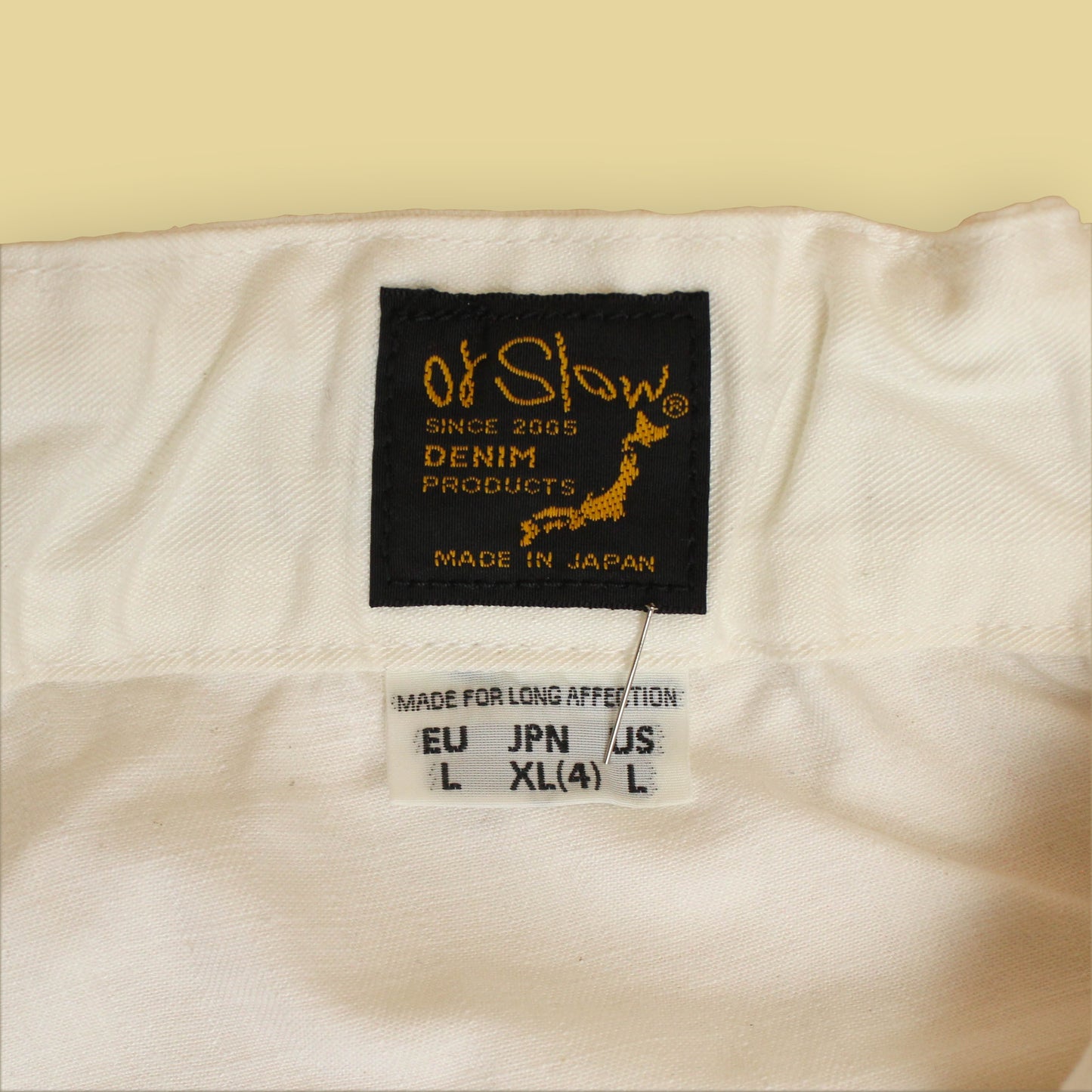 OrSlow Herringbone Twill Cotton French Work Pants