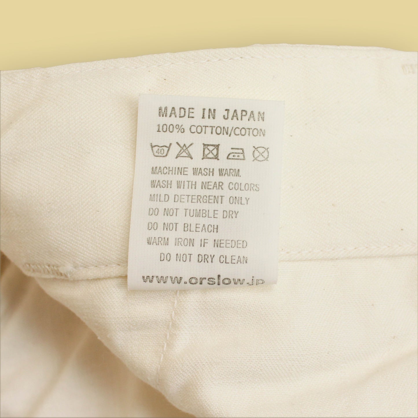 OrSlow Herringbone Twill Cotton French Work Pants