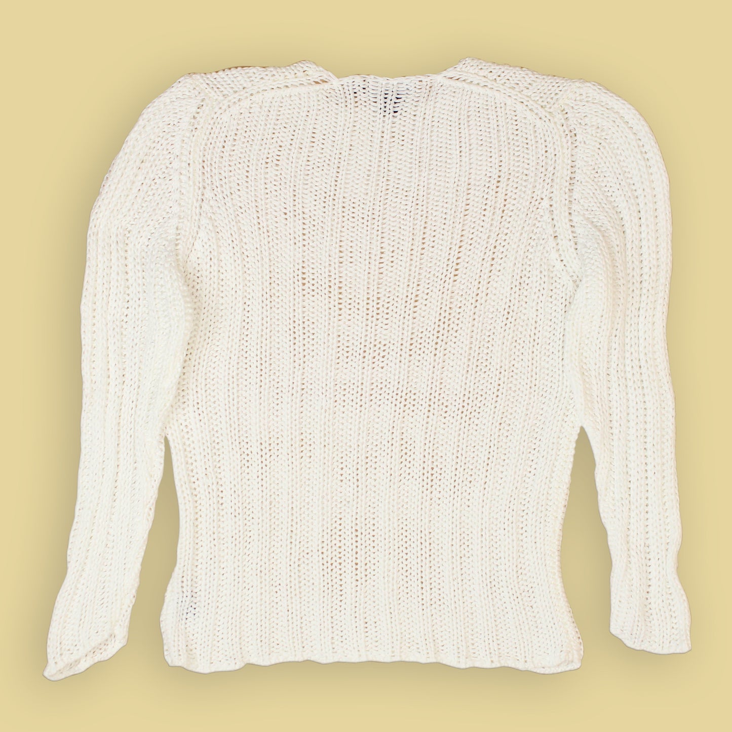 Ralph Lauren Purple Label Open Knit Cotton Sweater
