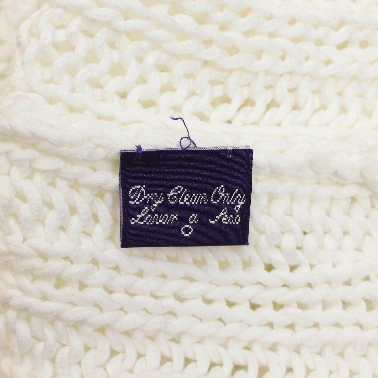 Ralph Lauren Purple Label Open Knit Cotton Sweater