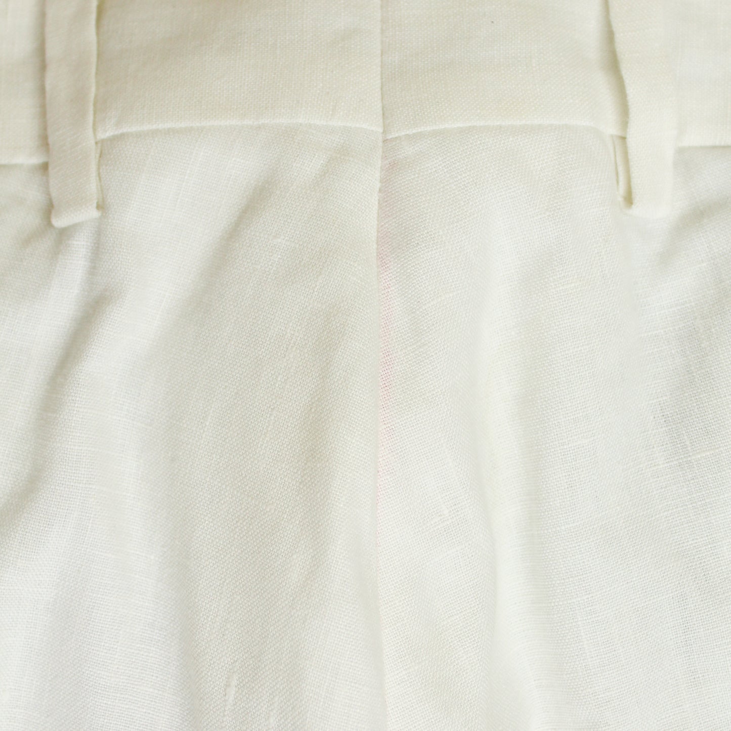 Ben Silver Linen Pleated Trousers