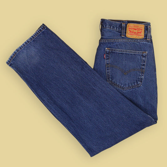 Levi's Stonewash Denim 550 Relaxed Fit Jeans