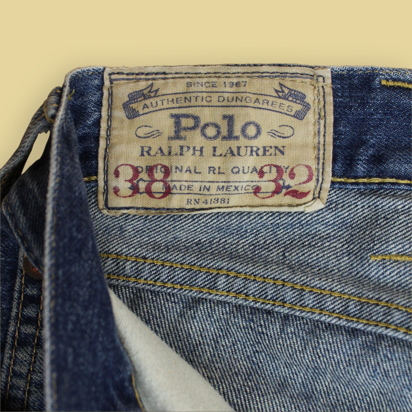 Polo Ralph Lauren Light Wash Denim Varick Slim Straight Jeans