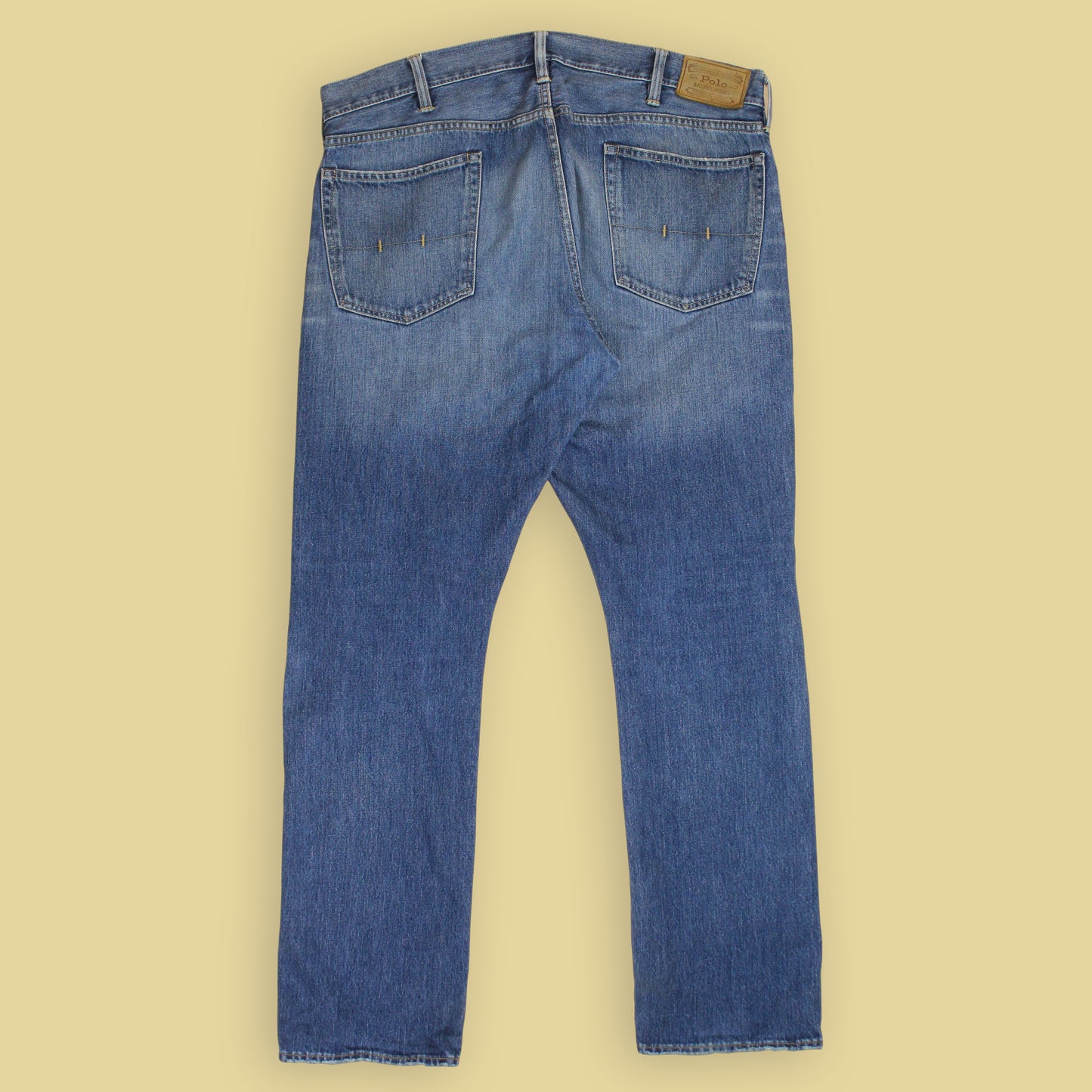 Polo Ralph Lauren Light Wash Denim Varick Slim Straight Jeans