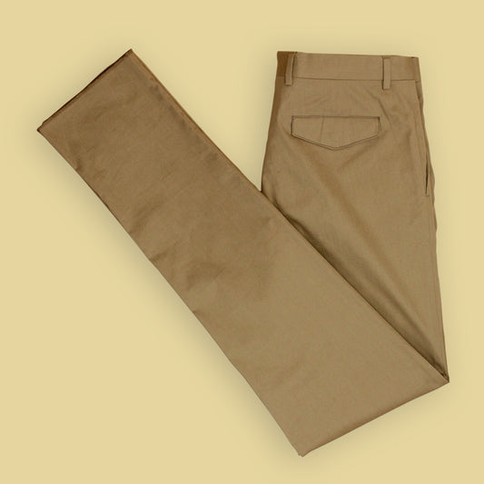 Caruso Cotton Blend Tapered Leg Trousers