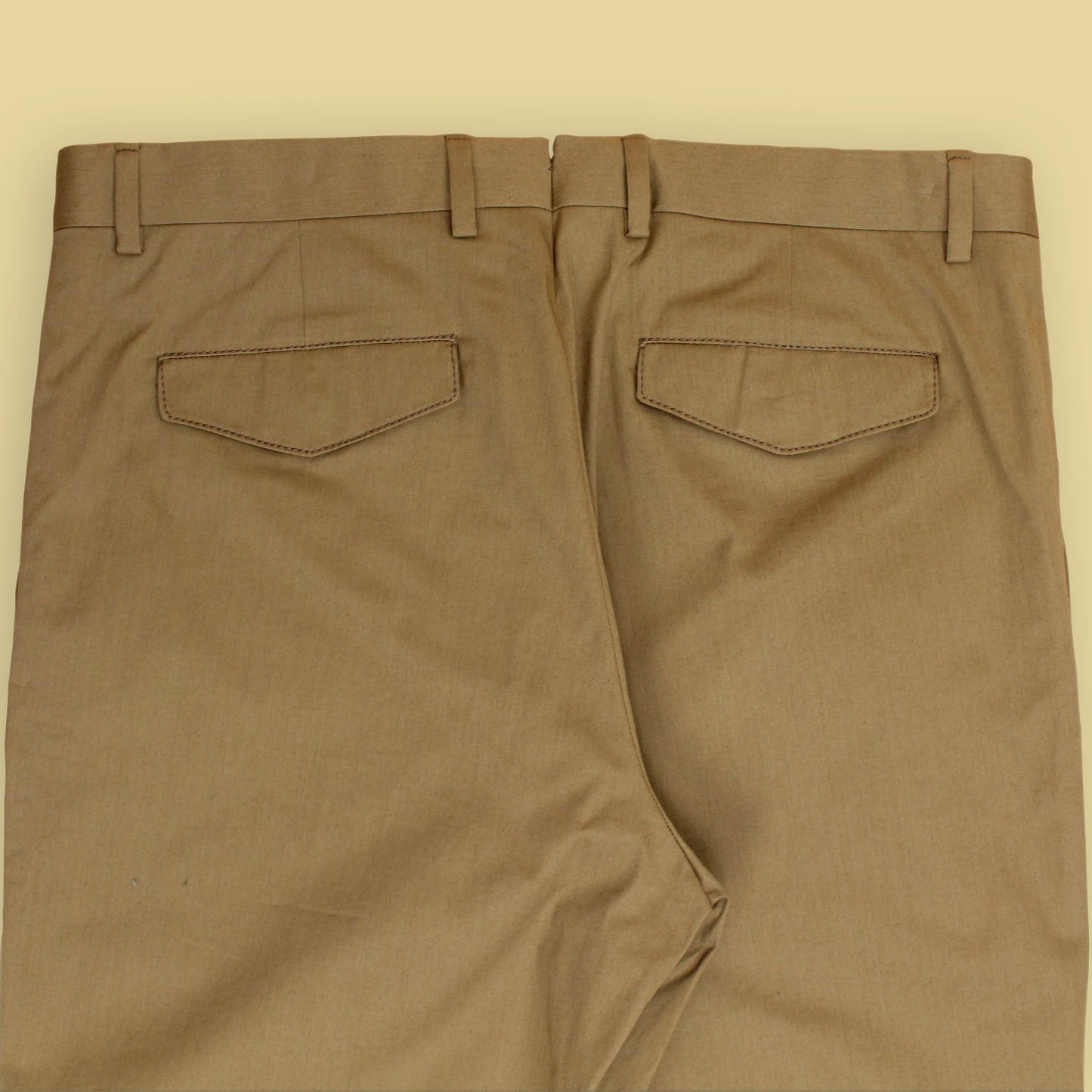 Caruso Cotton Blend Tapered Leg Trousers