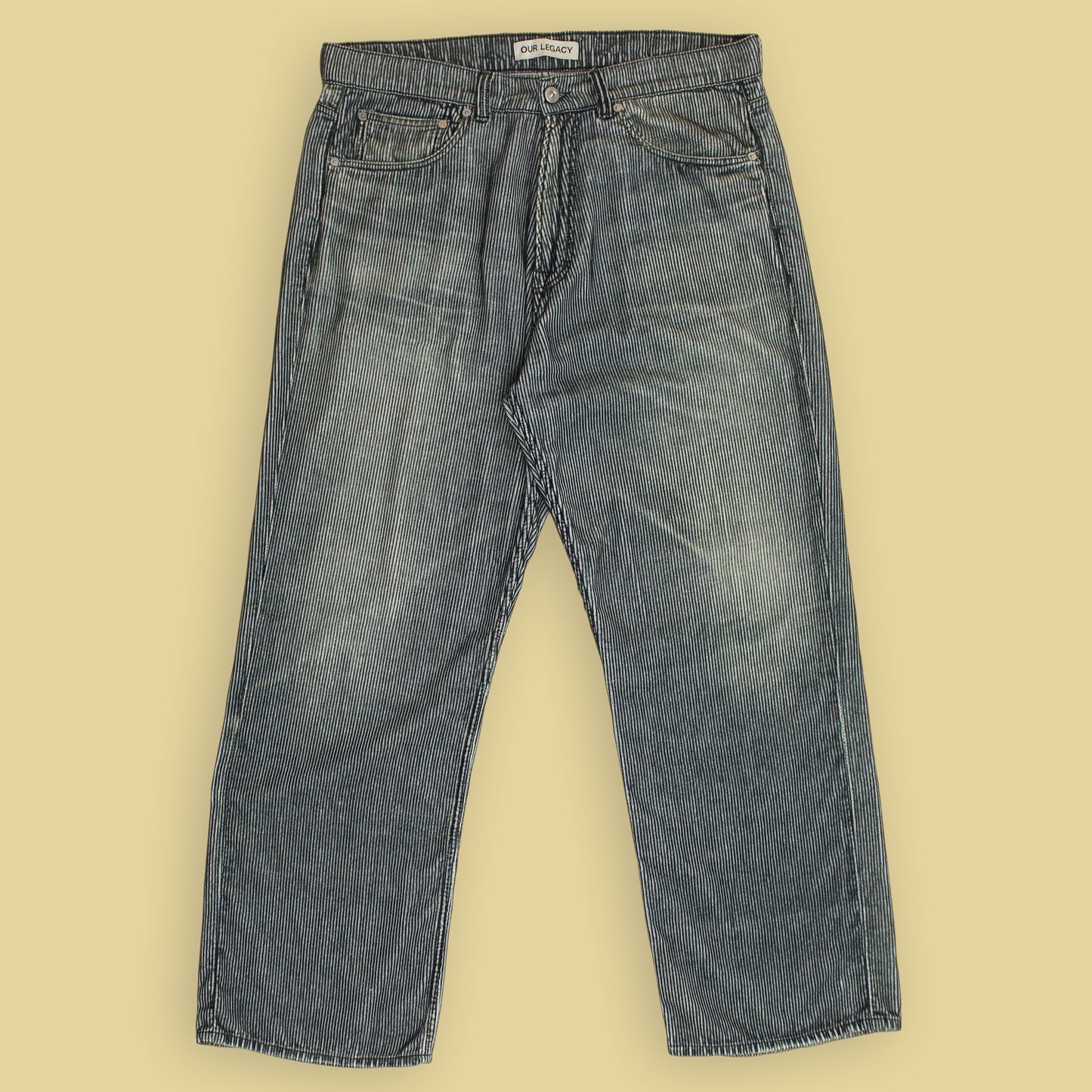 Our Legacy Digital Dark Aurora Cord Third Cut Pants