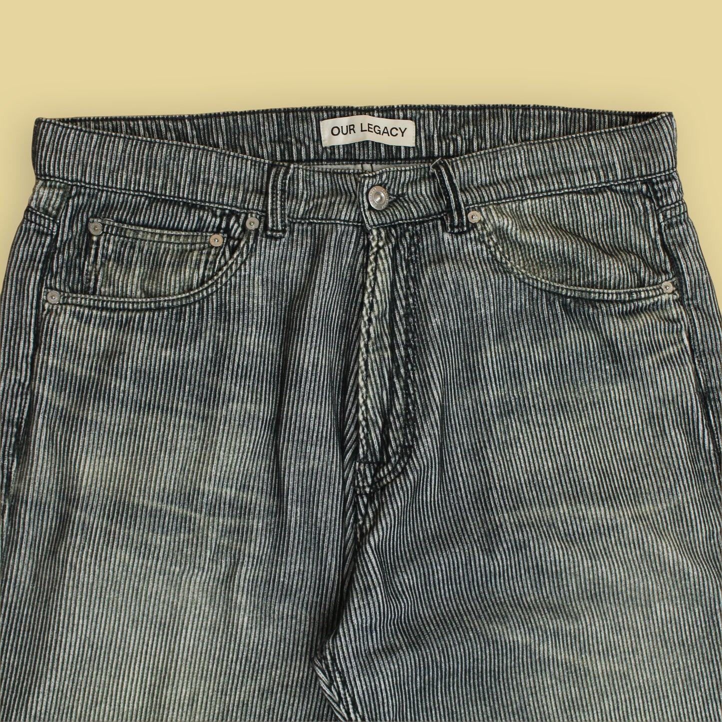 Our Legacy Digital Dark Aurora Cord Third Cut Pants