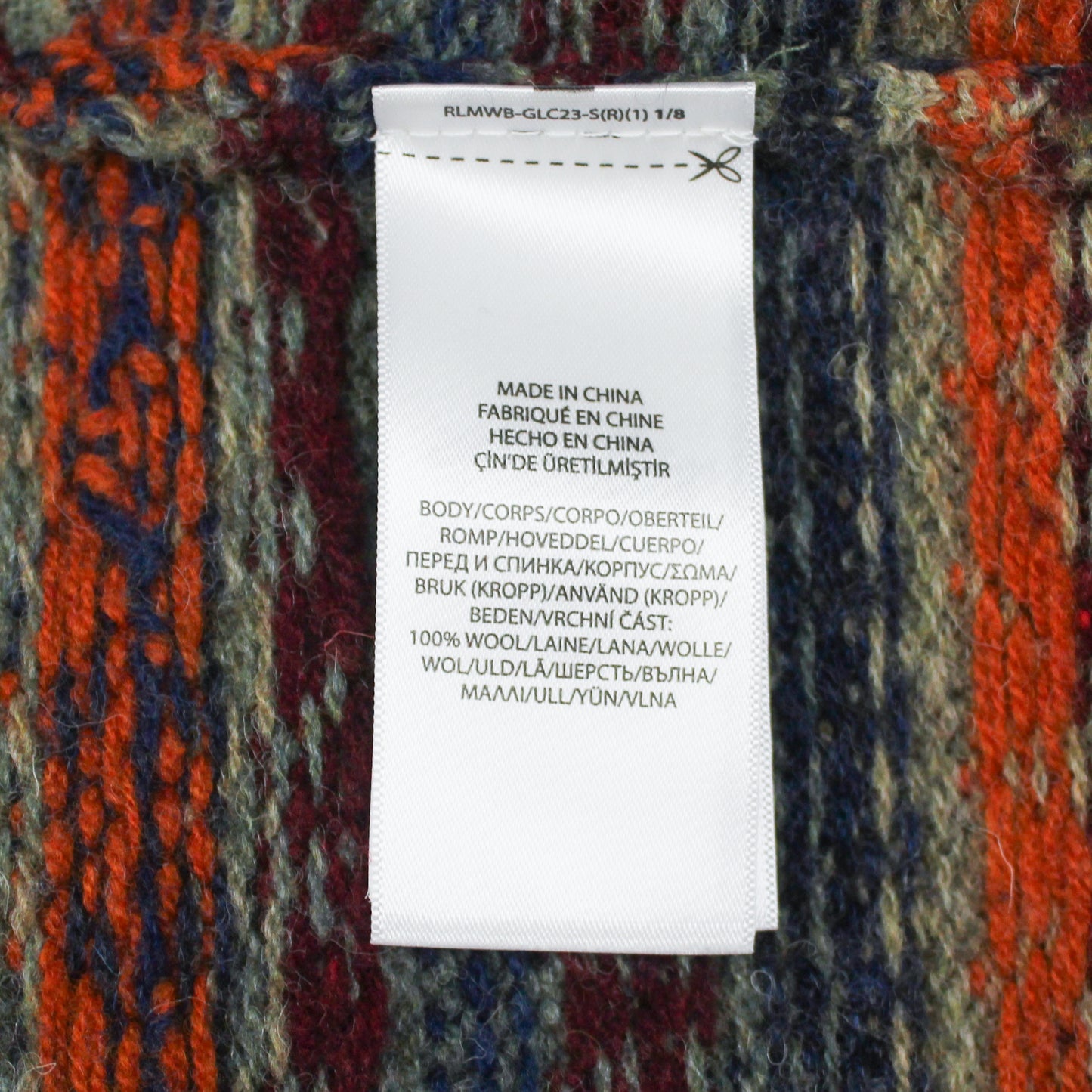 Polo Ralph Lauren Wool Fair Isle V-Neck Sweater