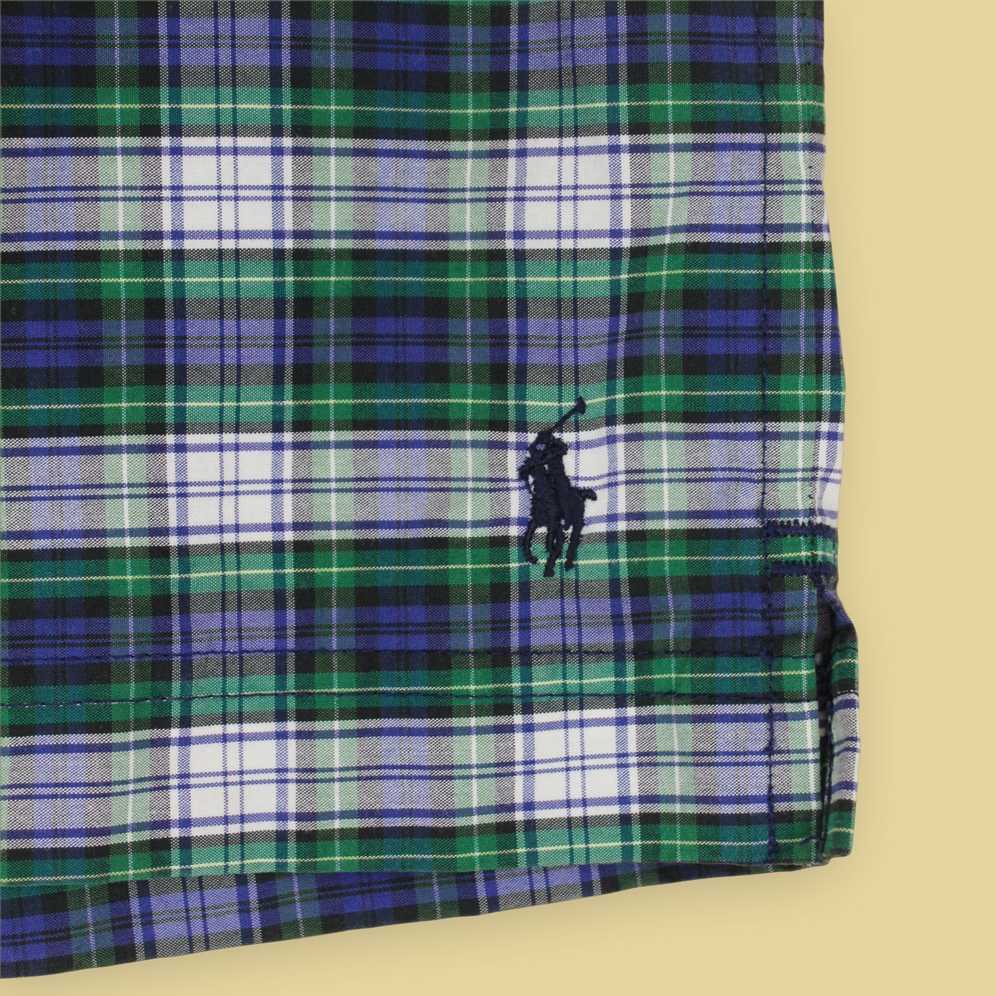 Polo Sport Tartan Cotton Nylon Swim Trunks
