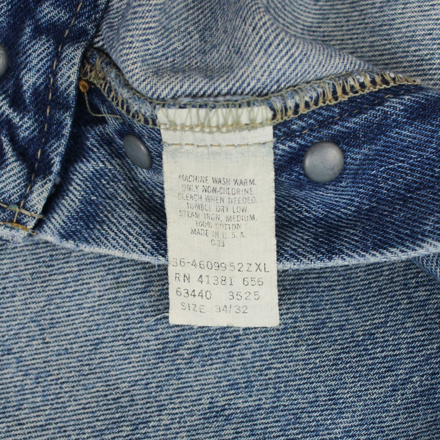 Double RL Stonewash Denim Loose Taper Jeans