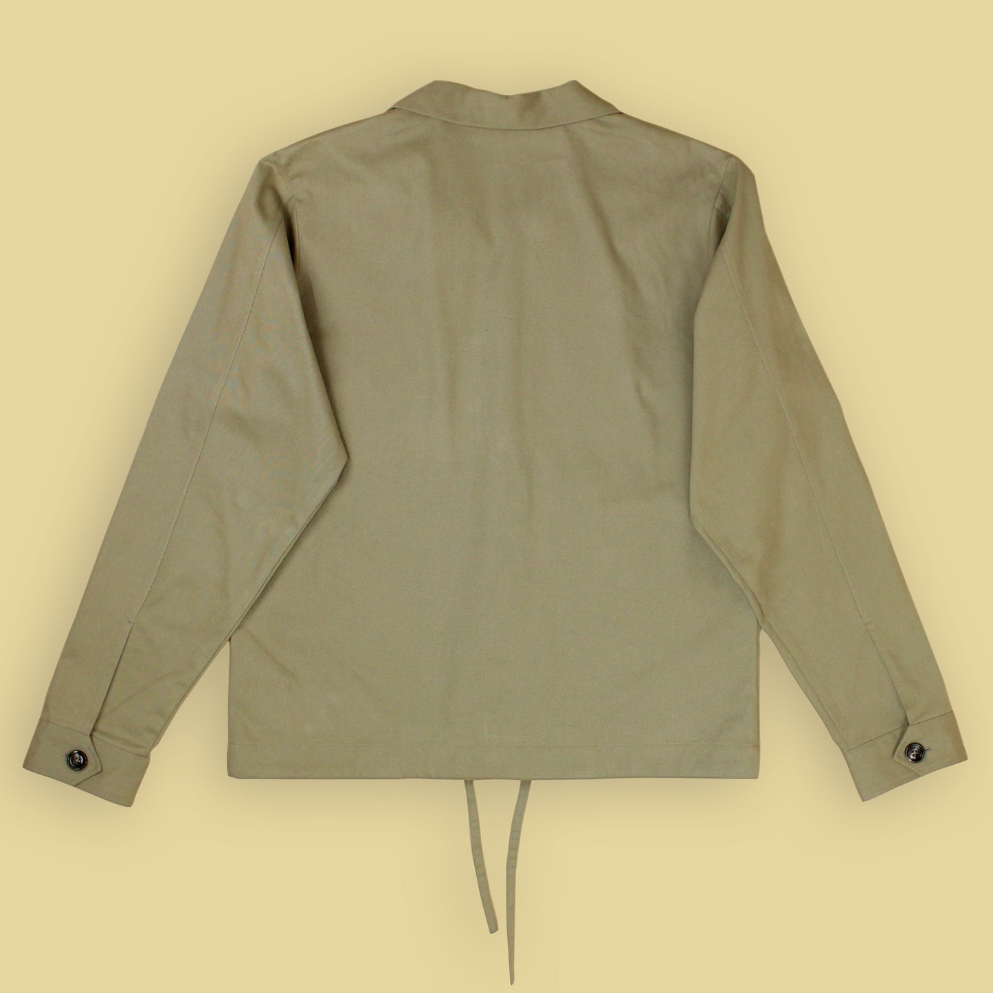 Ami Cotton Classic Overshirt With Drawstring